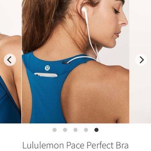 Lululemon pace perfect workout bra 8